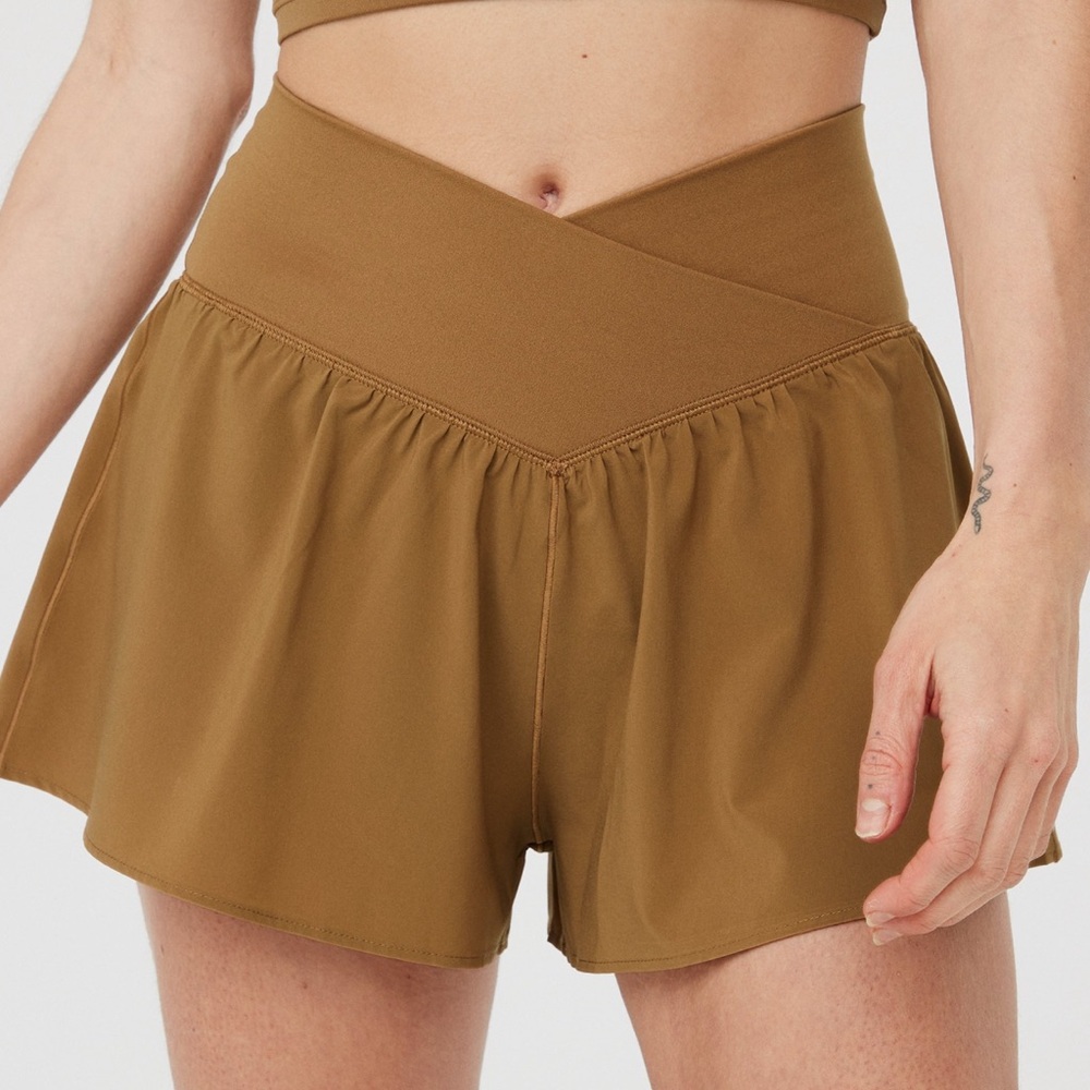 Offline by Aerie Real Me Double Lined Crossover Flowy Shorts
